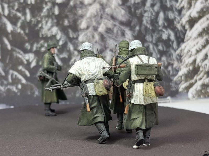 1/35 마스터 박스 독일군 피규어 도색 (Master Box: Cold wind German infantry,1941-1942 ...