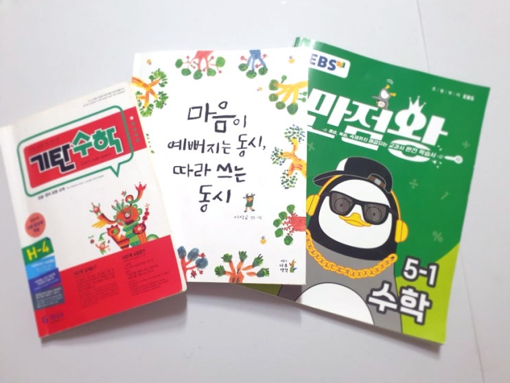  [초등5학년]기질에 따른 공부법 :: 수학 공부 ebs만점왕으로 개념 잡기