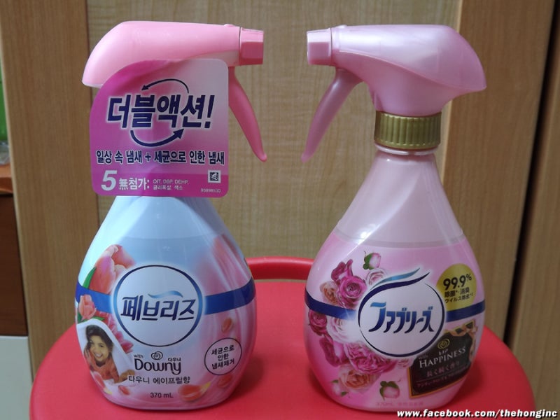 페브리즈 다우니 에이프릴향 섬유탈취제 리필 + 용기 / Febreze 효과