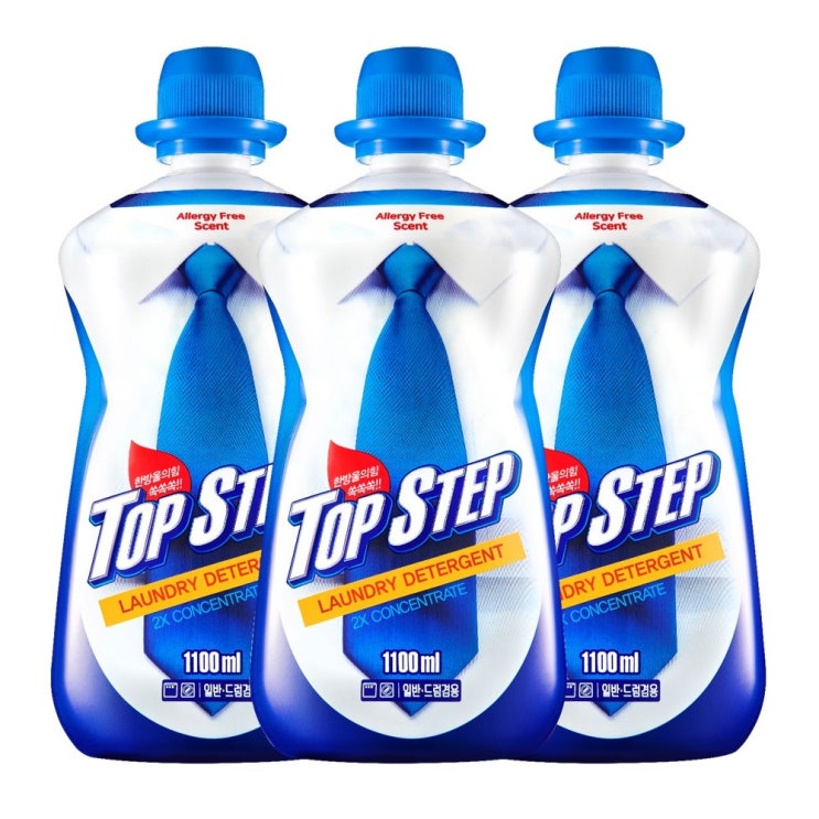 &lt;꿀딜&gt;[TOP STEP] 탑스텝 2배 고농축 세탁세제 2+1 한지민 TV광고 상품, 3개, 1100ml 최저가 정보 공유