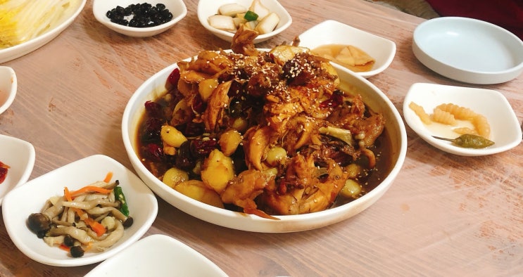 [청송 주왕산 맛집]울산단골식당 간장닭