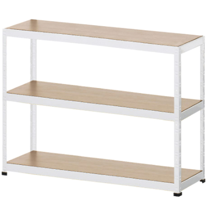  <최저가>레마하우스 슈랙 철재 스탠드선반 3단 1200 x 400 x 900 mm, 화이트 프레임 꿀정보예요~
