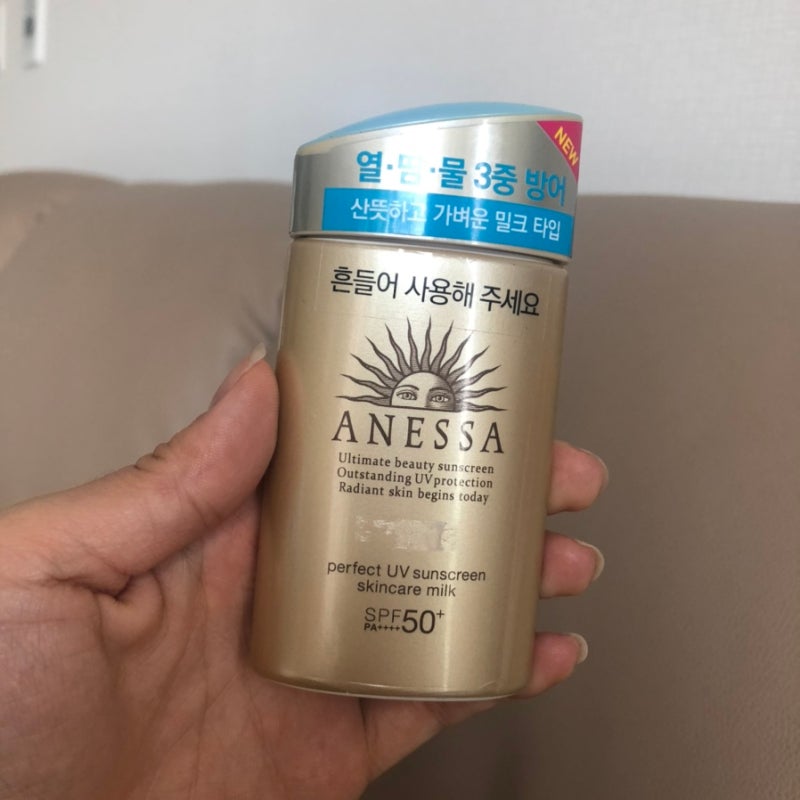 산뜻하고 가벼운 선크림! 아넷사 퍼펙트 UV선스크린 스킨케어 밀크 : 네이버 블로그