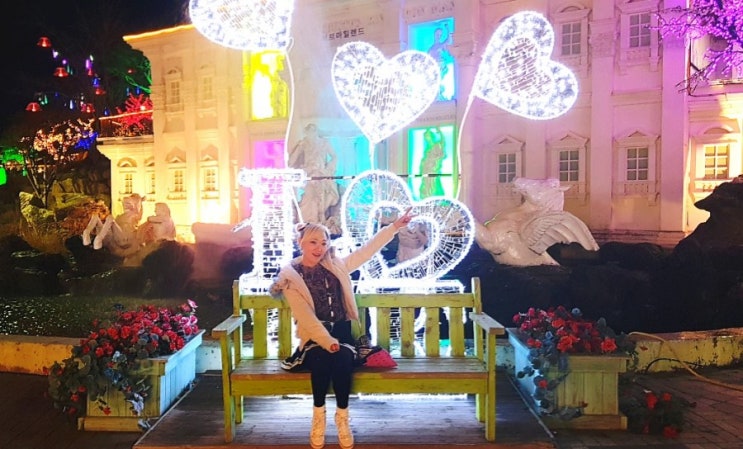 포천 허브아일랜드 불빛동화축제 산타마을
