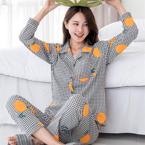 민트코코아 여성용 신디체크 긴팔잠옷 세트 정말 싸네요 민트코코아 여성용 신디체크 긴팔잠옷 세트 정말 싸네요