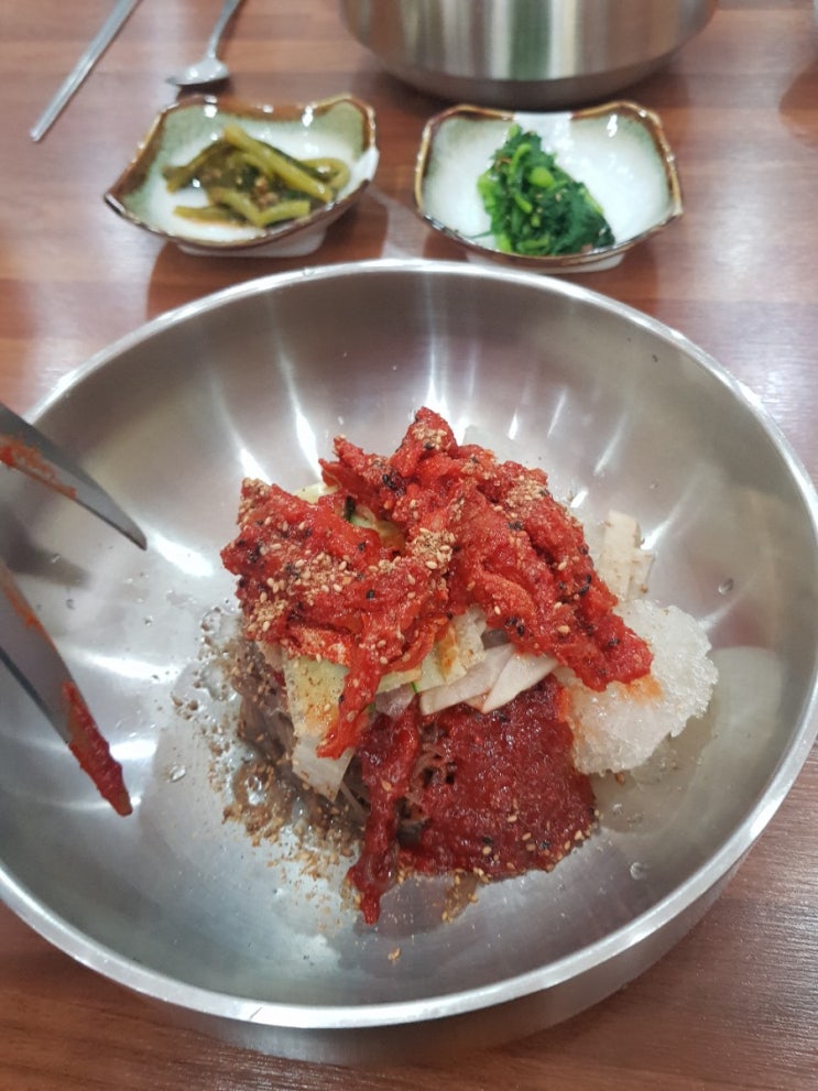  목포 코다리 회 냉면