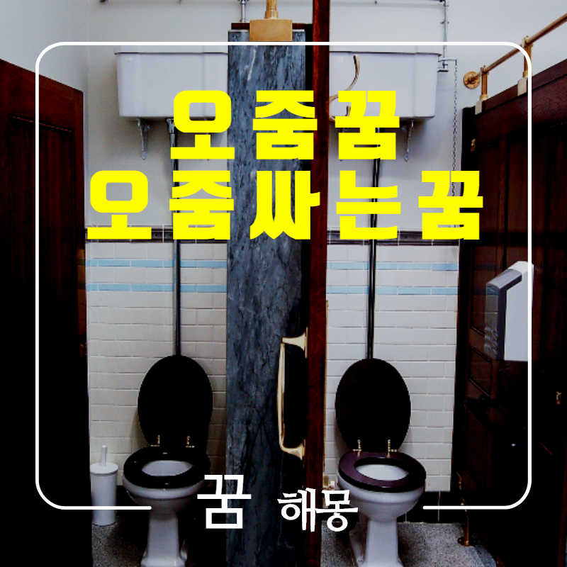 오줌꿈 오줌싸는 꿈 해몽도 똥꿈처럼 부자되는 꿈? 아니면 흉몽