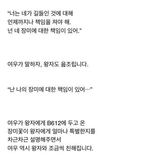 11ㅣ어린왕자 소설속에 나는 어떤 존재일까?