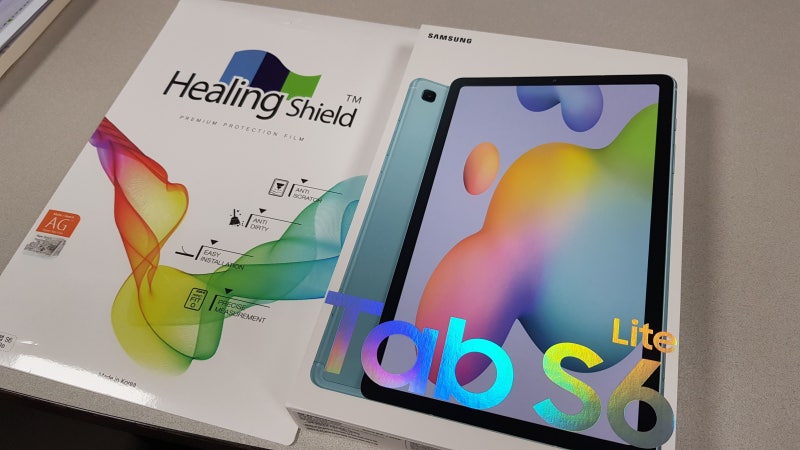 갤럭시탭 S6 Lite, 아라리 케이스, 종이질감 필름, 정품 북커버 사은품 신청, 5.11업데이트-번역....