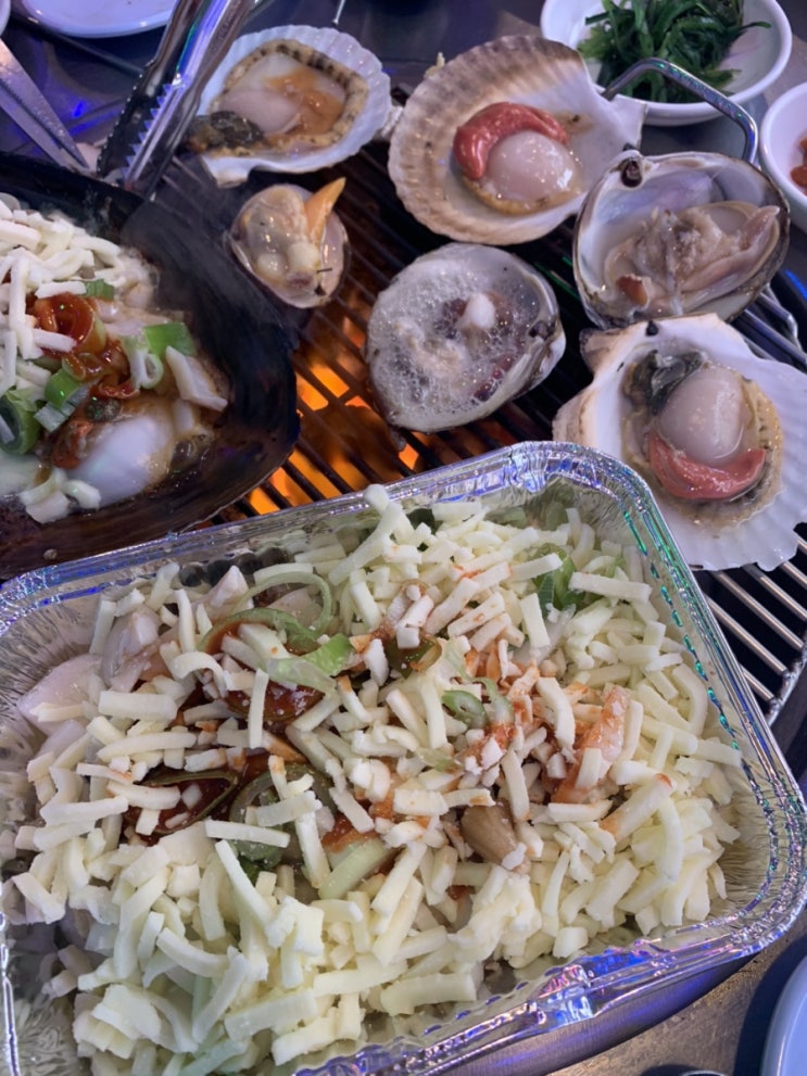속초 조개구이 맛집 :: 속초해수욕장 불야성 조개구이 , 칼국수 먹었어요 ! + 조개구이 가격