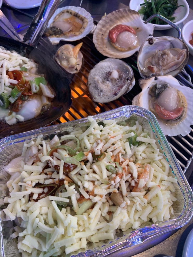  속초 조개구이 맛집 :: 속초해수욕장 불야성 조개구이 , 칼국수 먹었어요 ! + 조개구이 가격