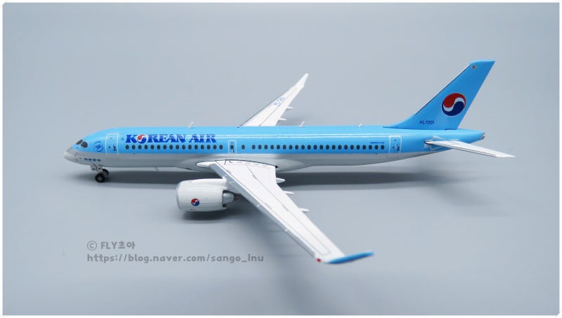 1:400 JC Wings KOREAN AIR CS300(A220-300) HL7201。 : 네이버 블로그