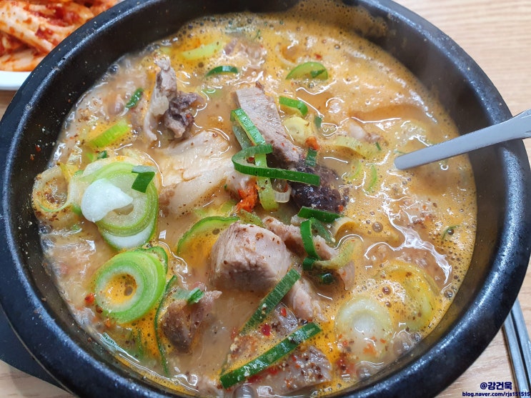  동원시장 맛집, 면목역 소문난 순대국