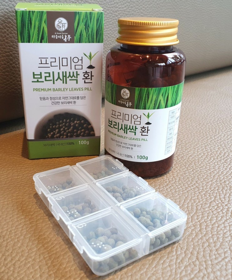  보리새싹 먹는 법_딥푸드 보리새싹 환으로 간편하게 섭취해요!