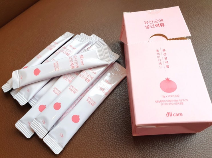  유산균 석류, 올케어 유산균에 넣었 석류~