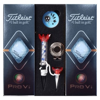  [착한가격] 타이틀리스트 PRO V1 골프공 3피스 화이트 6p + 자석티 볼마커 세트