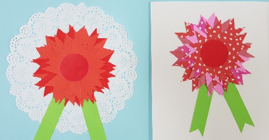 엄마표 미술놀이 - 색종이로 쉽고 간단하게 입체 카네이션 카드 만들기