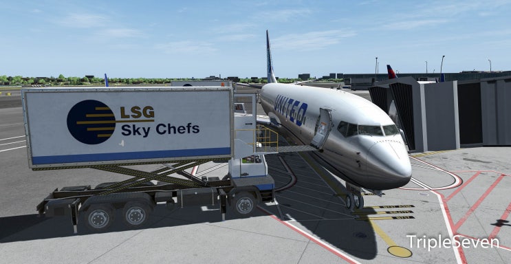  [TripleSeven/P3DV4] 첫 미국 비행! 유나이티드항공 B737-800 LGA - ORD 비행!