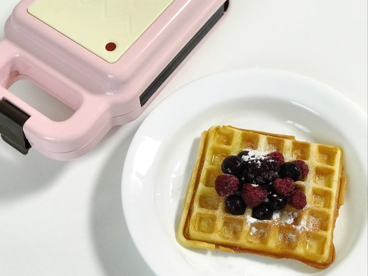  [와플메이커] 키친플라워 쿠킨 와플메이커 리뷰:: 집에서 와플 만들기