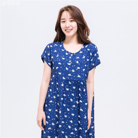 속옷미인 여성용 자연인견 반팔 원피스 파자마! 훌륭합니다! 속옷미인 여성용 자연인견 반팔 원피스 파자마! 훌륭합니다!