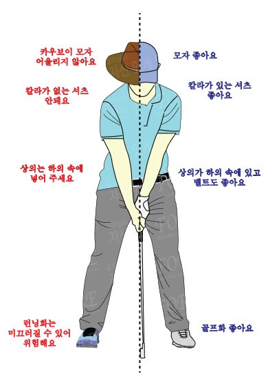 골프 규칙] 골프에서의 복장 규정과 에티켓 : 네이버 블로그