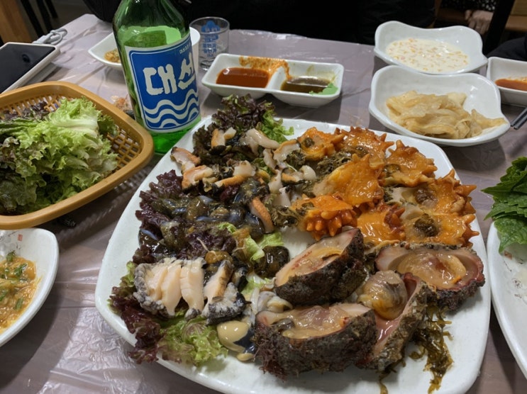 거제여행 : 소노캄 근처 막썰이횟집(저녁에 회 한접시에 소주 한잔! 캬~)