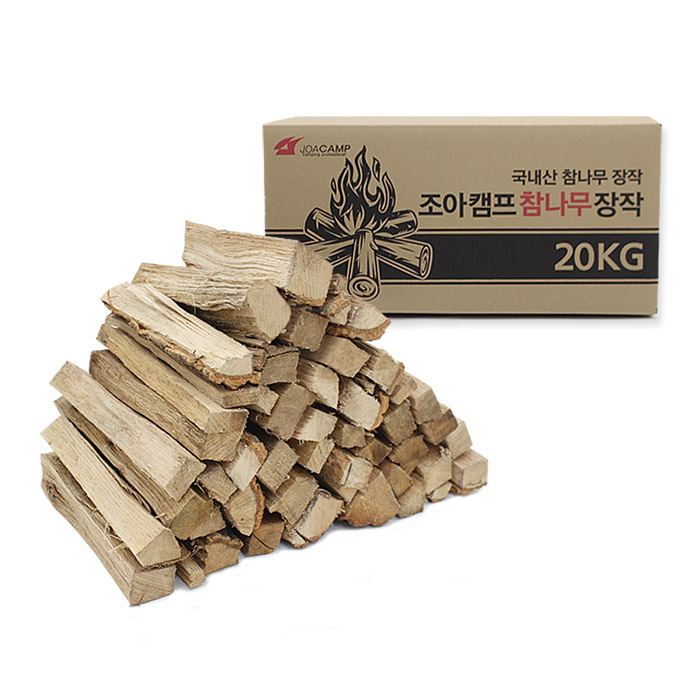 리뷰 가득한 블로그 - 조아캠프 참나무장작 CT025, 20kg, 1세트