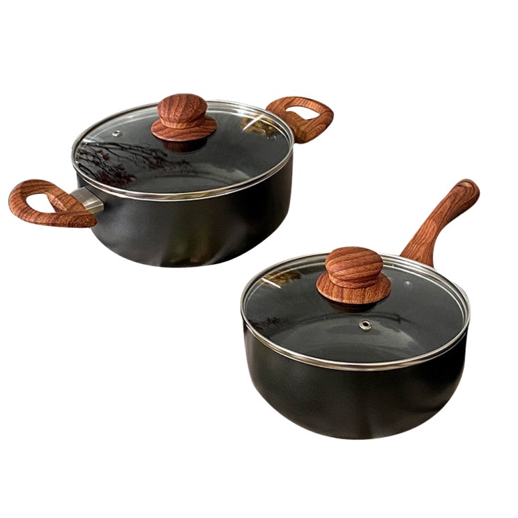  리뷰모음 퀸센스 벨라 IH 인덕션 냄비 2종 세트, 혼합색상, 편수냄비 18cm + 양수냄비 20cm