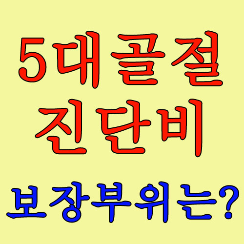  5대골절진단비 약관 살펴보기