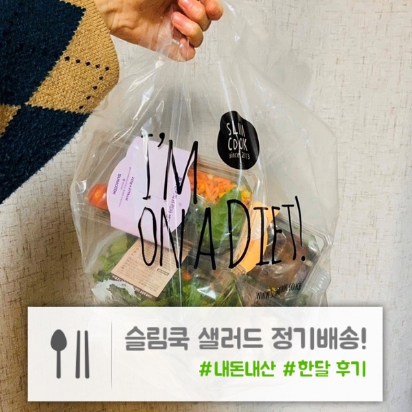  내돈내산 | 다이어트 식단 | "슬림쿡" 정기배송 샐러드 1달 후기!