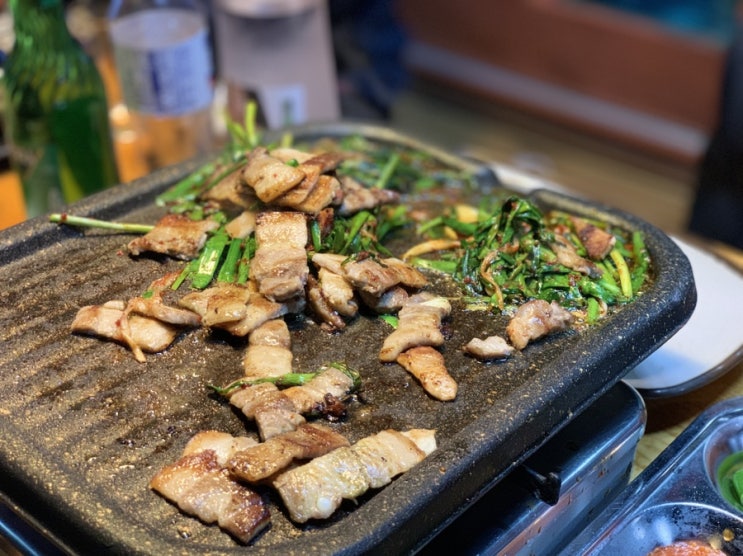  [사당역부추삼겹살]회식장소로 추천. 사당역 맛집 복돈이 부추 삼겹살