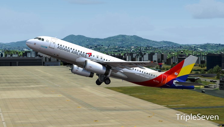  [TripleSeven/멀티비행] 아시아나항공 OZ8927편 서울/김포 - 제주 멀티비행 with VATSIM (FEAT, AS, A320 PROF)