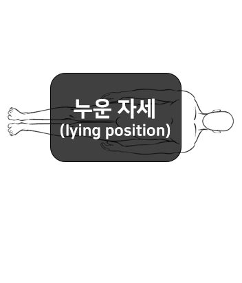  해부학적 누운 자세 - 바로 누운(Supine), 엎드려 누운(Prone), 옆으로 누운(Side lying)