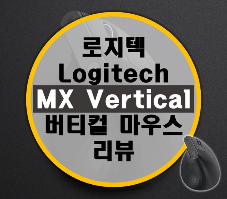 손목이 편한 로지텍 버티컬 마우스 MX Vertical 리뷰