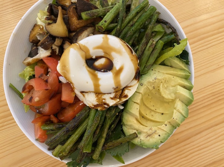 운동하는 비건식단 | 자연식물식 다이어트 식단, 연두부 아보카도 샐러드, 필라테스 + 하체운동