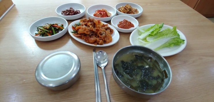  김천 부곡동(맛고을) 정식, 밥집 - '소소한 한끼'. +노인 일자리사업에 대해