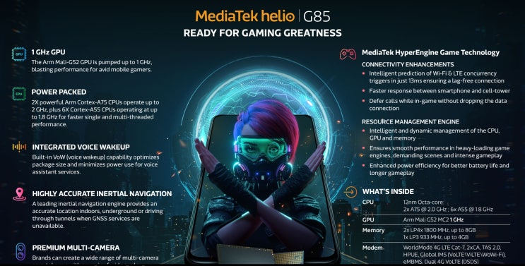  MediaTek Helio G85
