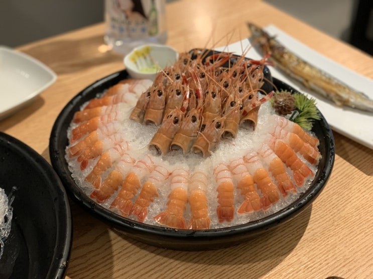  검단 맛집 : 제주산 딱새우 회, 어전풍류 성공적 ''