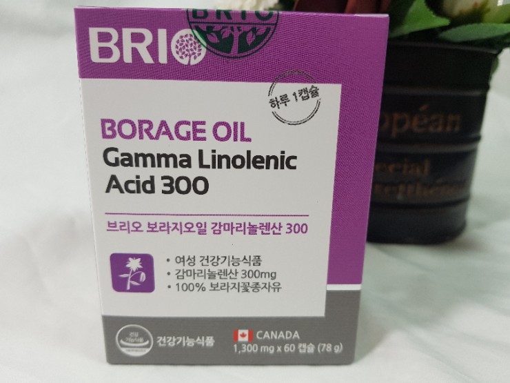  갱년기에 좋은 브리오 보라지오일 감마리놀렌산