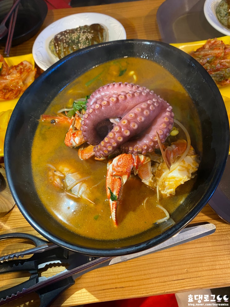 성산맛집 해물탕보다 맛있고 시원한 해물 라면 '떠돌이식객'