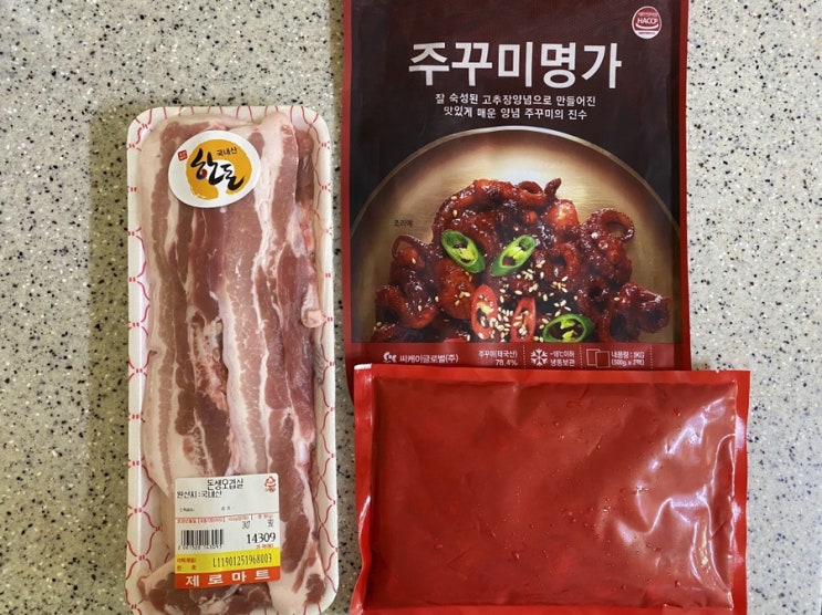  이마트 트레이더스 주꾸미 명가 2탄 "콩나물 주꾸미 삼겹살"