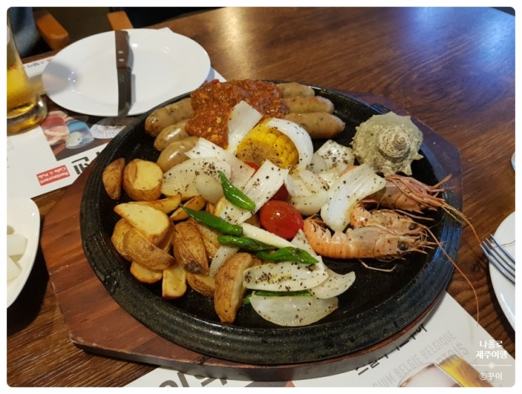 "제이학센" 제주에서 맛볼수있는 유일한 독일식족발 맛집:2박3일간의 제주여행 제주공항근처에서 가까운 술마시기 좋은 펍