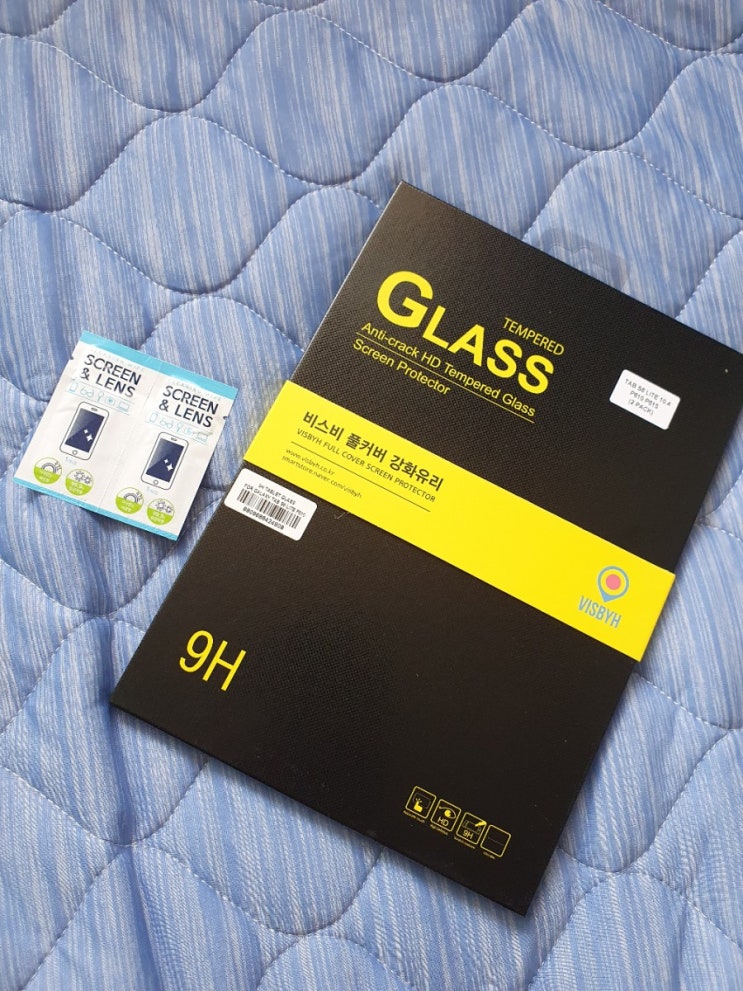 [간단 사용기] 갤럭시탭 S6 Lite 라미 s펜 구매와 강화 유리 부착