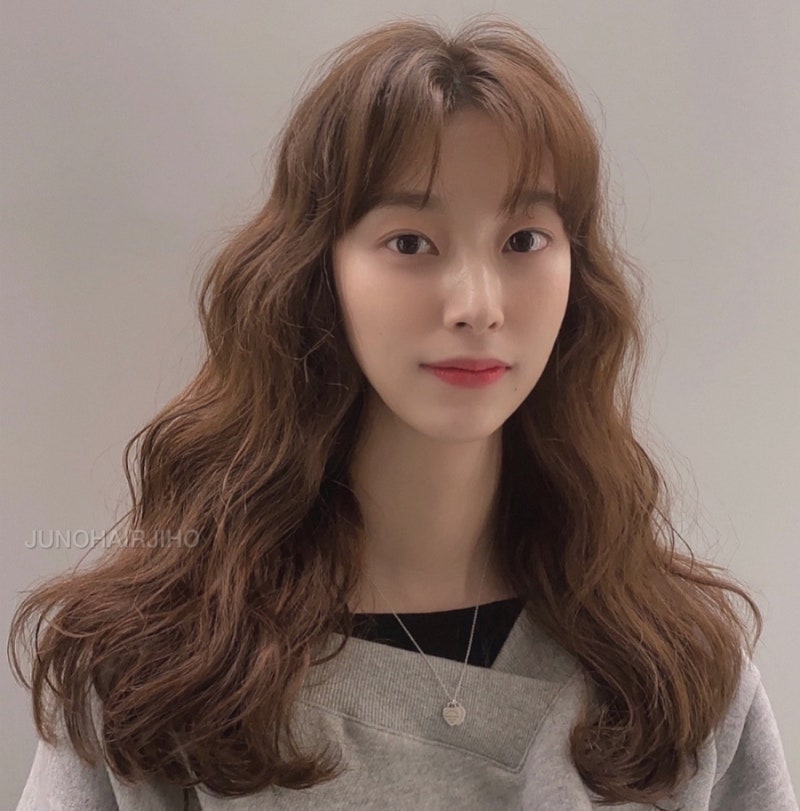 상큼 과즙미 굵은 물결웨이브 , 중간머리스타일 플라워 펌 : 네이버 블로그 상큼 과즙미 굵은 물결웨이브 , 중간머리스타일 플라워 펌 : 네이버 블로그