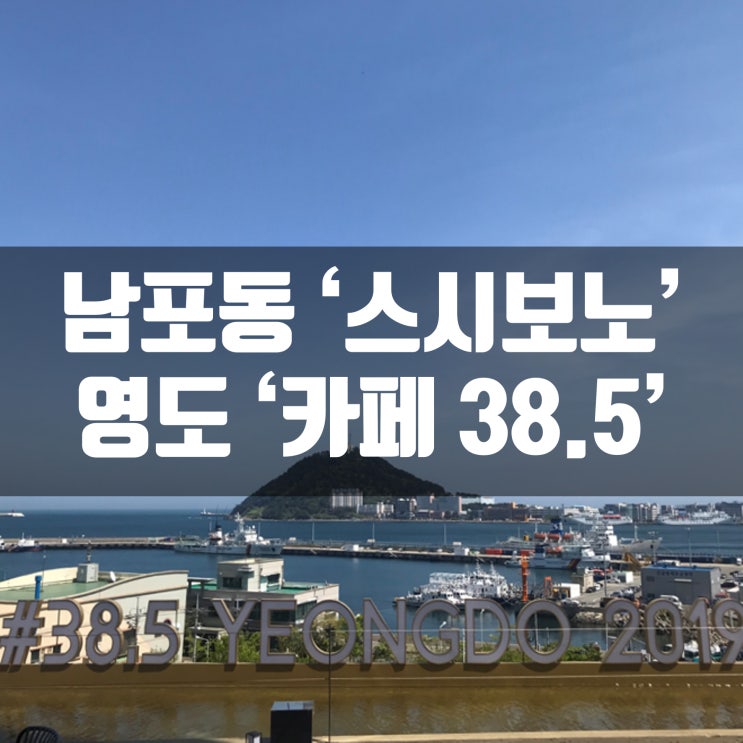 부산 중앙동,남포동 점심 스시보노 / 영도 카페 #38.5