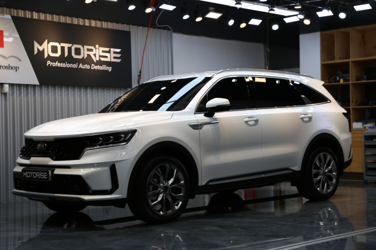  동탄 신차패키지 쏘렌토MQ4 썬팅, 유리막코팅, 블랙박스, PPF 시공