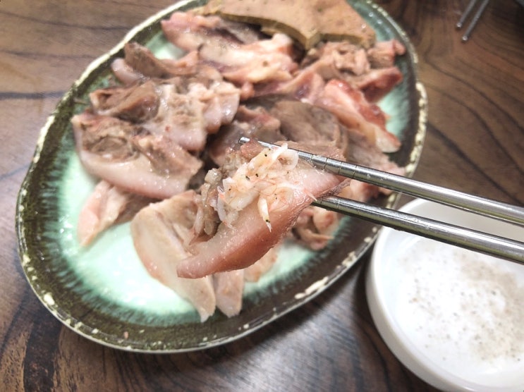  수지 탑골순대국에서 인생순대국 만남