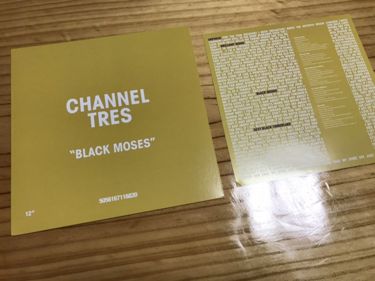  [EP] Channel Tres – Black Moses (Yellow/White Split 바이닐, 500장 한정)