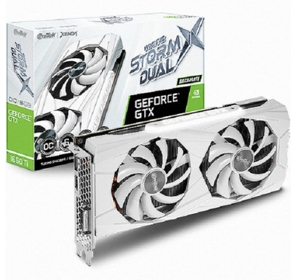 이엠텍 XENON 지포스 GTX 1660 Ti STORM X Dual OC D6 6GB WHITE 이엠텍 XENON 지포스 GTX 1660 Ti STORM X Dual OC D6 6GB WHITE