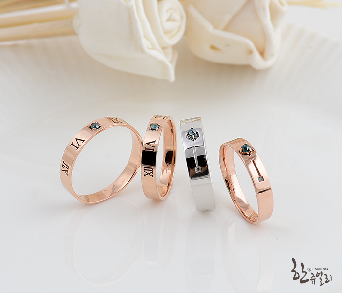 14k 심플 커플링 매력만점 청다이아 세팅! 14k 심플 커플링 매력만점 청다이아 세팅!